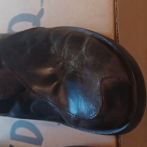 CYDWOQ Handmade Three Buckle Distressed Black Boots Size 6 (36.5), NIB with Bag - Picture 12 of 15